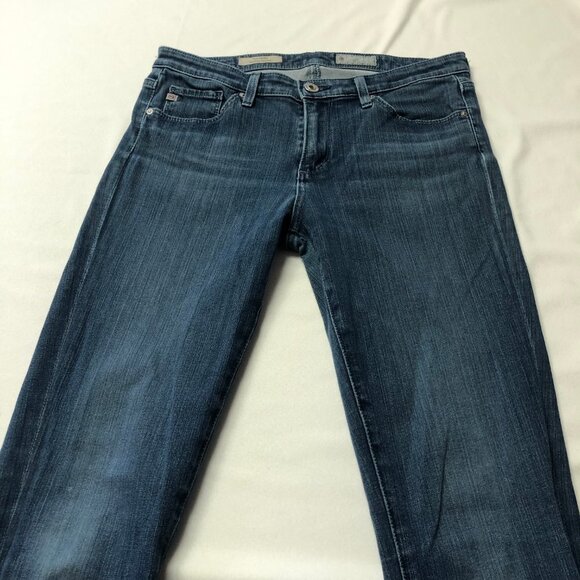 AG Adriano Goldschmied The Prima Mid-Rise Cigarette Blue Jean 27R - Picture 2 of 13